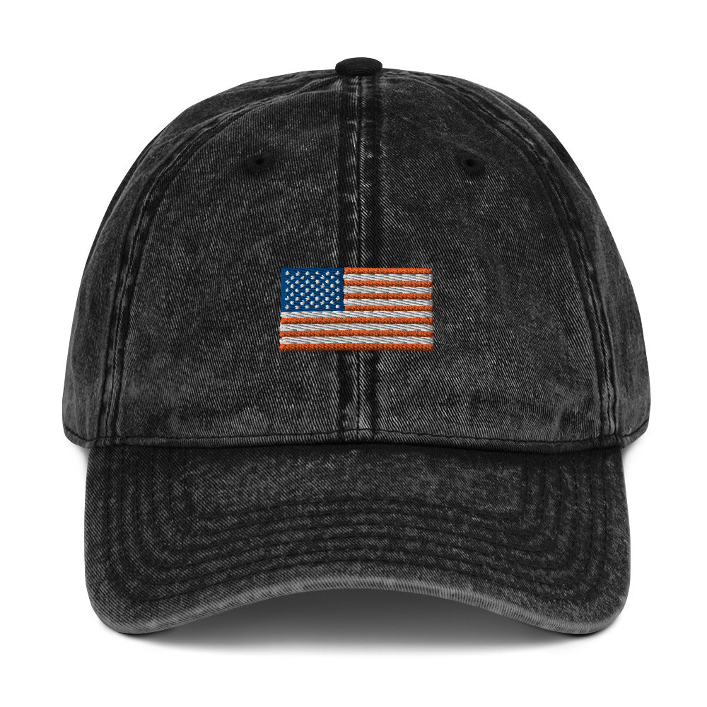U.S. Flag Vintage Cap – Trish Regan Show U.S. Flag Vintage Cap – Trish Regan Show