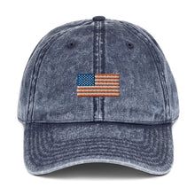 Load image into Gallery viewer, U.S. Flag Vintage Cap